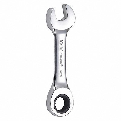 WESTWARD 54PP16 Combination Wrench Steel SAE 0 deg.