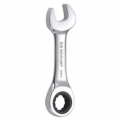 WESTWARD 54PP18 Combination Wrench Steel SAE 0 deg.