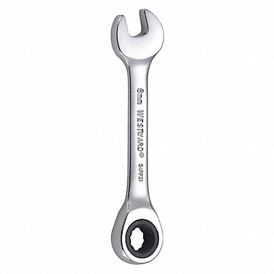 WESTWARD 54PP21 Combination Wrench Steel Metric 0 deg.