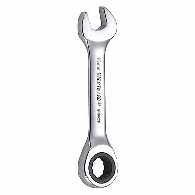 WESTWARD 54PP23 Combination Wrench Steel Metric 0 deg.