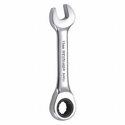 WESTWARD 54PP24 Combination Wrench Steel Metric 0 deg.