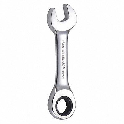 WESTWARD 54PP26 Combination Wrench Steel Metric 0 deg.