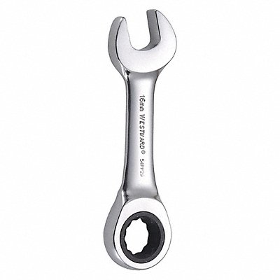 WESTWARD 54PP29 Combination Wrench Steel Metric 0 deg.