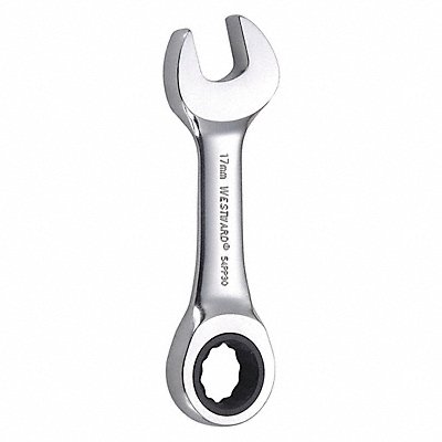 WESTWARD 54PP30 Combination Wrench Steel Metric 0 deg.