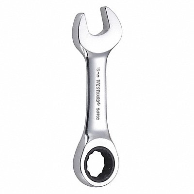 WESTWARD 54PP32 Combination Wrench Steel Metric 0 deg.