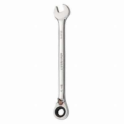 WESTWARD 54PP33 Ratcheting Wrench SAE Rounded 5/16