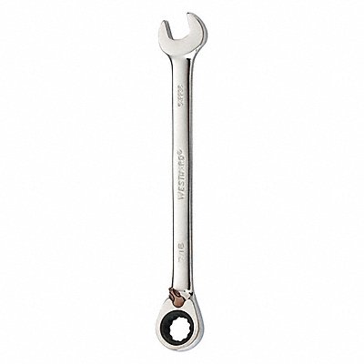 WESTWARD 54PP36 Ratcheting Wrench SAE 7/16 in