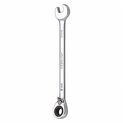 WESTWARD 54PP46 Ratcheting Wrench Metric 8 mm