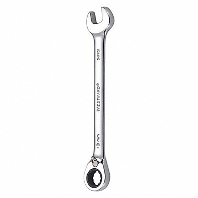 WESTWARD 54PP51 Ratcheting Wrench Metric 13 mm