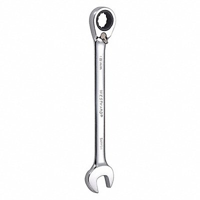 WESTWARD 54PP56 Ratcheting Wrench Metric 18 mm