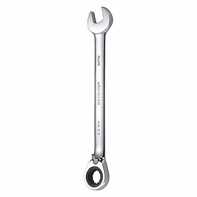 WESTWARD 54PP58 Ratcheting Wrench Metric 20 mm