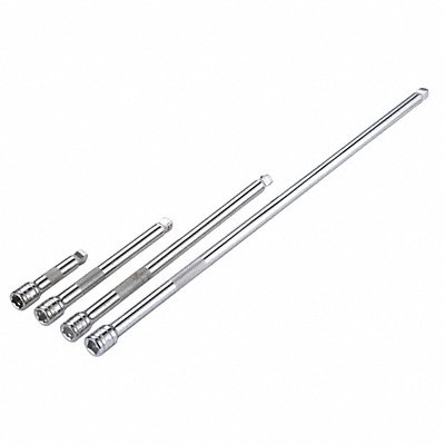 WESTWARD 54PR06 Socket Extn St Steel Chrome Drv 3/8 in
