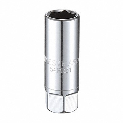 WESTWARD 54PR31 Spark Plug Socket 16 mm Steel