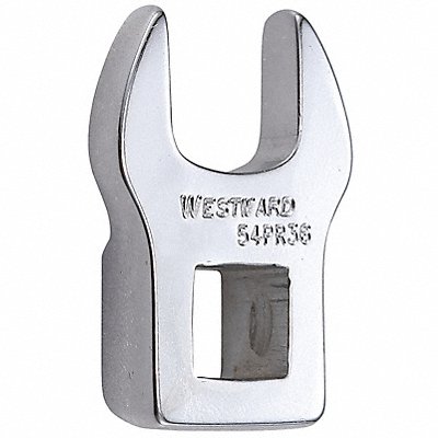 WESTWARD 54PR36 Crwft Wrench Steel DrvSz 3/8 Head Size 1/2