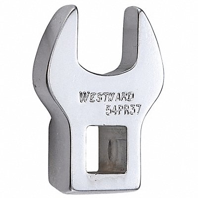 WESTWARD 54PR37 Crow Foot Wrench Steel DrvSz 3/8 Head Size 9/16