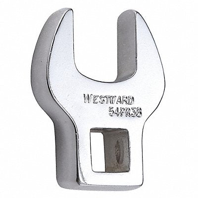WESTWARD 54PR38 Crow Foot Wrench Steel DrvSz 3/8 Head Size 5/8