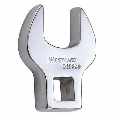 WESTWARD 54PR39 Crow Foot Wrench Steel DrvSz 3/8 Head Size 11/16