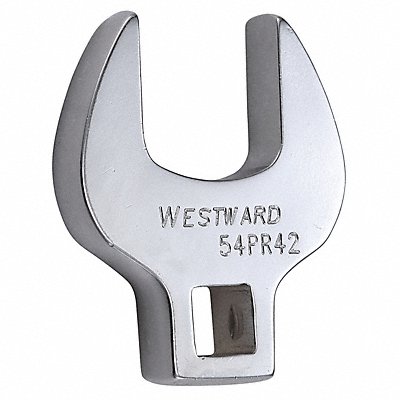 WESTWARD 54PR42 Crow Foot Wrench Steel DrvSz 3/8 Head Size 7/8
