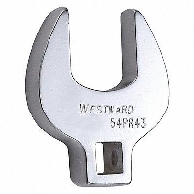 WESTWARD 54PR43 Crow Foot Wrench Steel DrvSz 3/8 Head Size 15/16