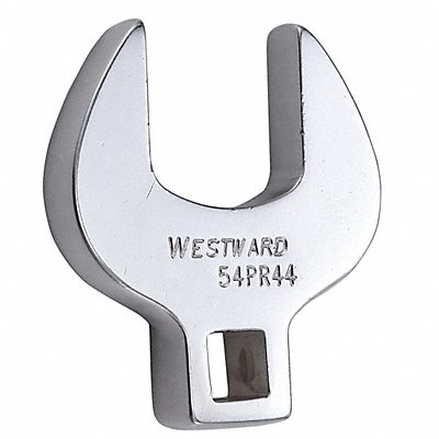 WESTWARD 54PR44 Crwft Wrench Steel DrvSz 3/8 Head Size 1
