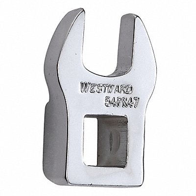 WESTWARD 54PR47 Crow Foot Wrench Steel DrvSz 3/8 Head Size 11mm