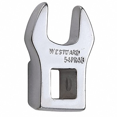 WESTWARD 54PR48 Crow Foot Wrench Steel DrvSz 3/8 Head Size 12mm