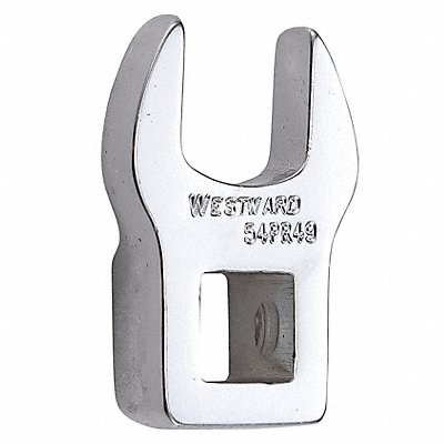 WESTWARD 54PR49 Crow Foot Wrench Steel DrvSz 3/8 Head Size 13mm
