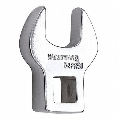 WESTWARD 54PR51 Crow Foot Wrench Steel DrvSz 3/8 Head Size 15mm