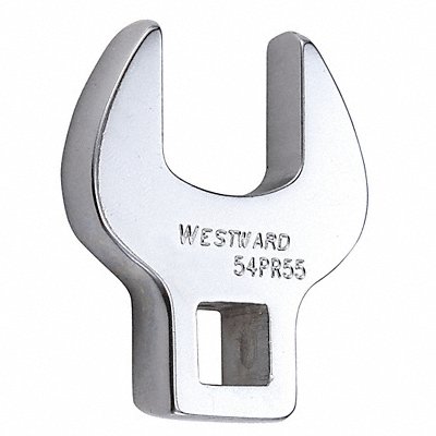 WESTWARD 54PR55 Crow Foot Wrench Steel DrvSz 3/8 Head Size 19mm