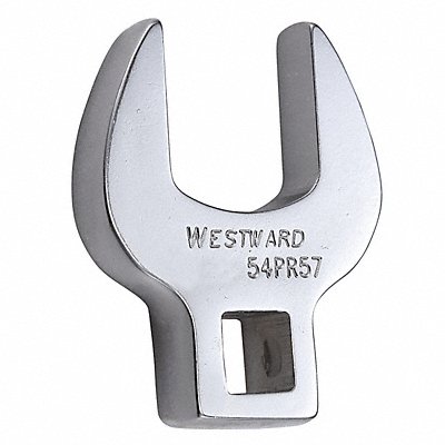 WESTWARD 54PR57 Crow Foot Wrench Steel DrvSz 3/8 Head Size 21mm