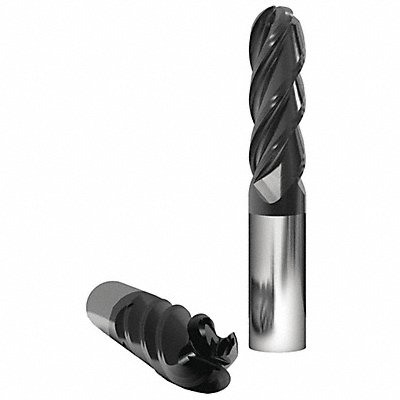 GRAINGER HBN40125 Ball End Mill nACo 0.125 Shank dia.