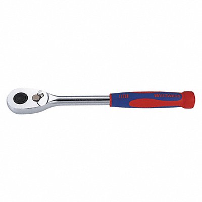 WESTWARD 54RY25 Hand Ratchet 11 1/2 in Chrome 1/2 in