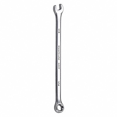 WESTWARD 54RY77 Combination Wrench SAE Rounded 1/4