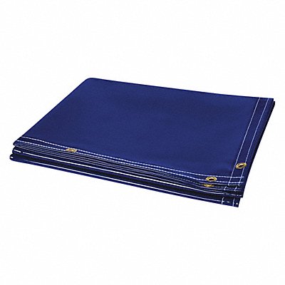 STEINER 3256X10 Welding Curtain 6 ft H 10 ft W Blue