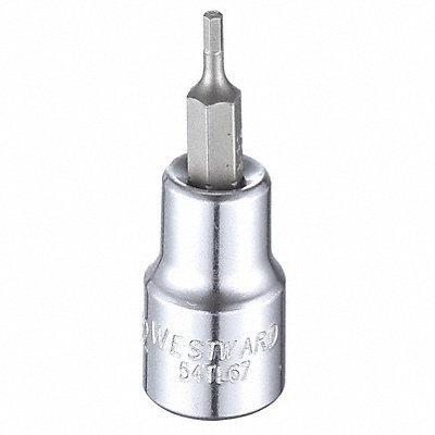 WESTWARD 54TL67 Socket Bit Steel 3/8 in TpSz 3/32 in
