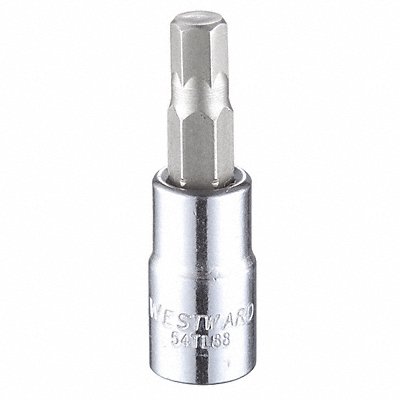 WESTWARD 54TL88 Socket Bit Steel 1/4 in TpSz 7/32 in