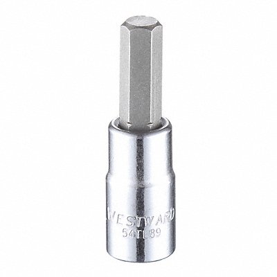 WESTWARD 54TL89 Socket Bit Steel 1/4 in TpSz 1/4 in