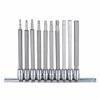 WESTWARD 54TL91 SocketBt St Stl StSz 1/4 in DrSz 1/4 in