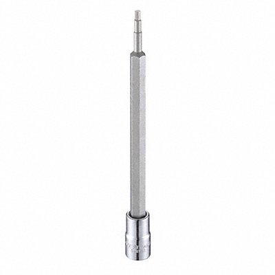 WESTWARD 54TL93 Socket Bit Steel 1/4 in TpSz 3/32 in
