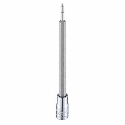 WESTWARD 54TM16 Socket Bit Steel 1/4 in TpSz 2 mm