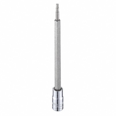 WESTWARD 54TM18 Socket Bit Steel 1/4 in TpSz 3 mm