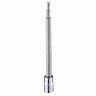 WESTWARD 54TM19 Socket Bit Steel 1/4 in TpSz 3.5 mm