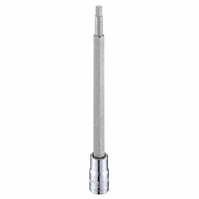 WESTWARD 54TM20 Socket Bit Steel 1/4 in TpSz 4 mm