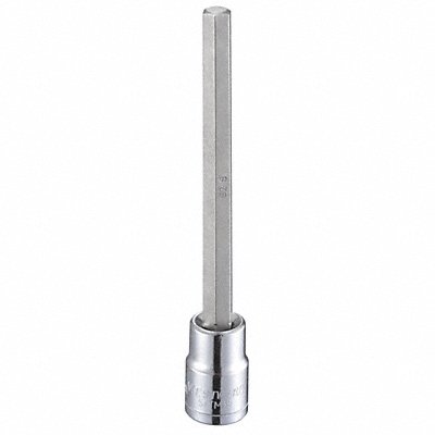 WESTWARD 54TM39 Socket Bit Steel 3/8 in TpSz 8 mm