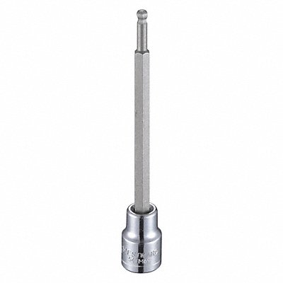 WESTWARD 54TM69 Socket Bit Steel 3/8 in TpSz 5 mm