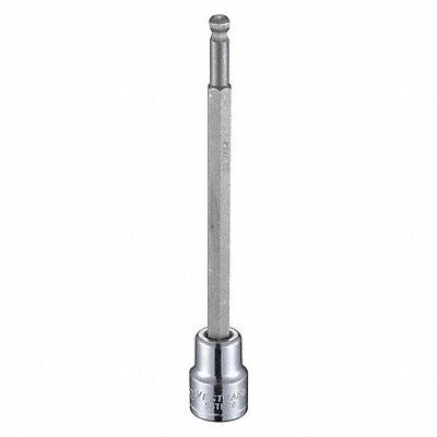 WESTWARD 54TM70 Socket Bit Steel 3/8 in TpSz 6 mm