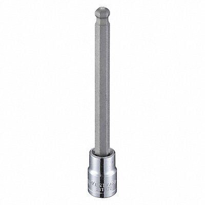 WESTWARD 54TM72 Socket Bit Steel 3/8 in TpSz 8 mm