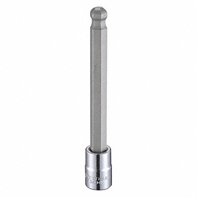 WESTWARD 54TM73 Socket Bit Steel 3/8 in TpSz 9 mm