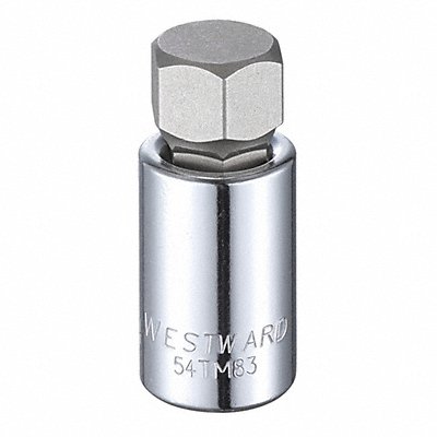 WESTWARD 54TM83 Socket Bit Steel 1/2 in TpSz 3/4 in