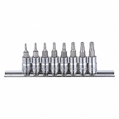 WESTWARD 54TN16 SocketBt St Stl StSz 1/4 in DrSz 1/4 in